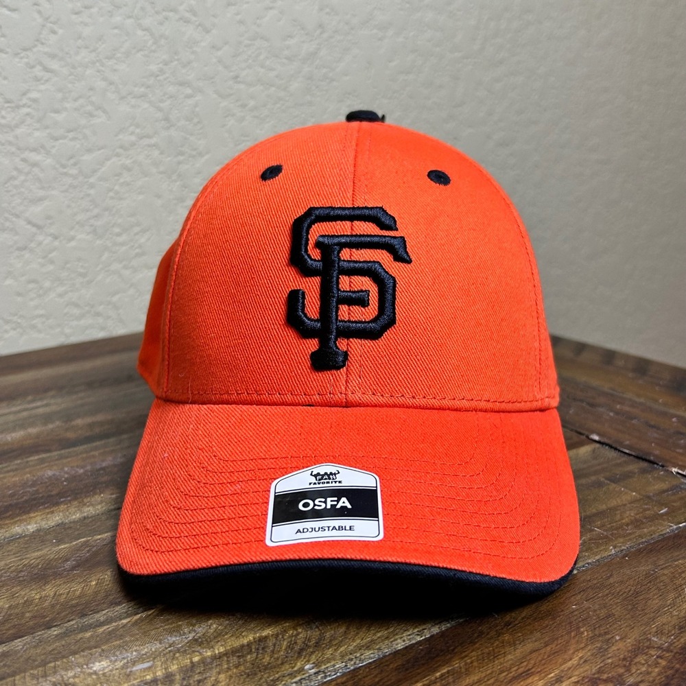 San Francisco Giants Orange Baseball Cap OSFA Adjustable MLB Genuine Merchandise